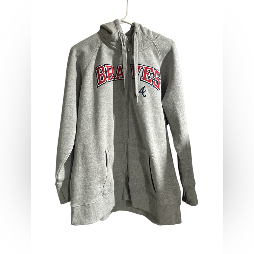 Antigua Atlanta Brave’s Women’s Full Zip Hooded Jacket